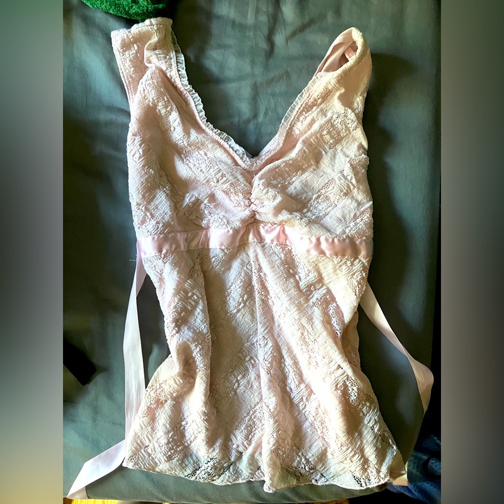 More pink in person.. RAVE babydoll cami